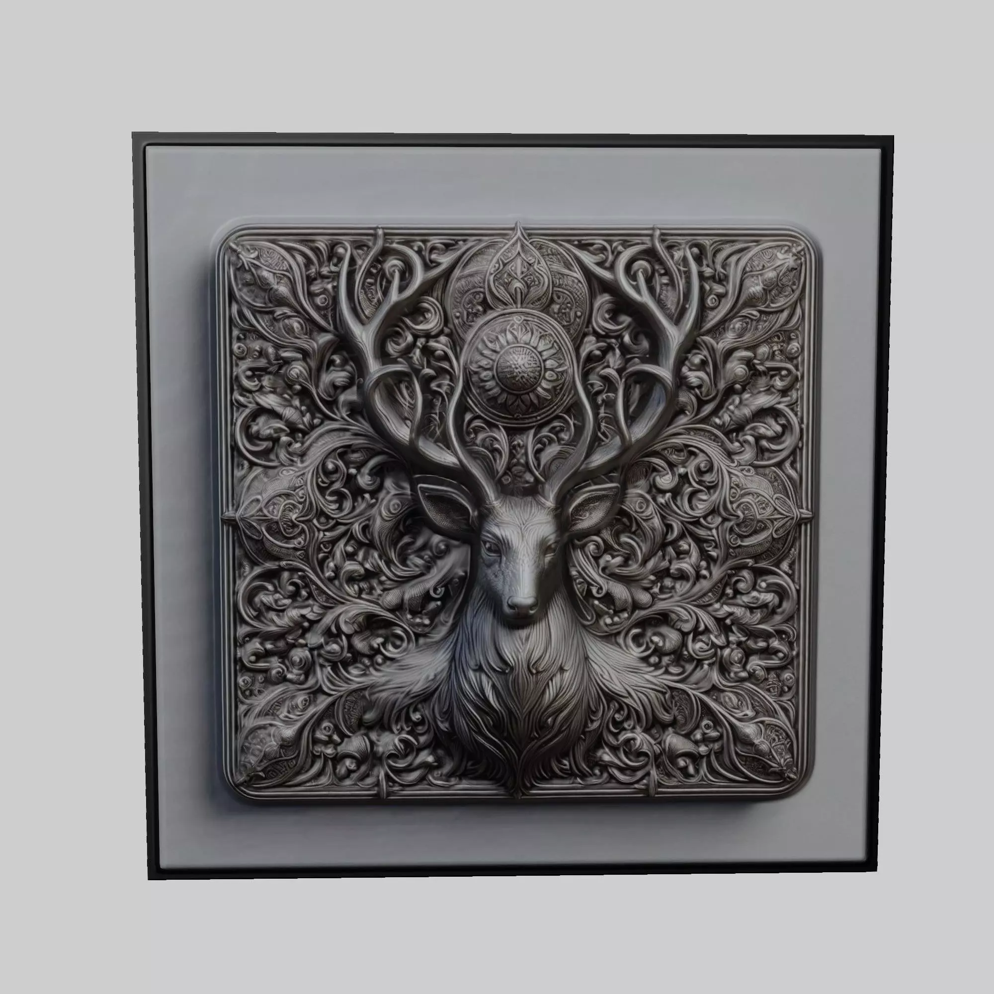 Fallow Deer Animal 3D print model_0