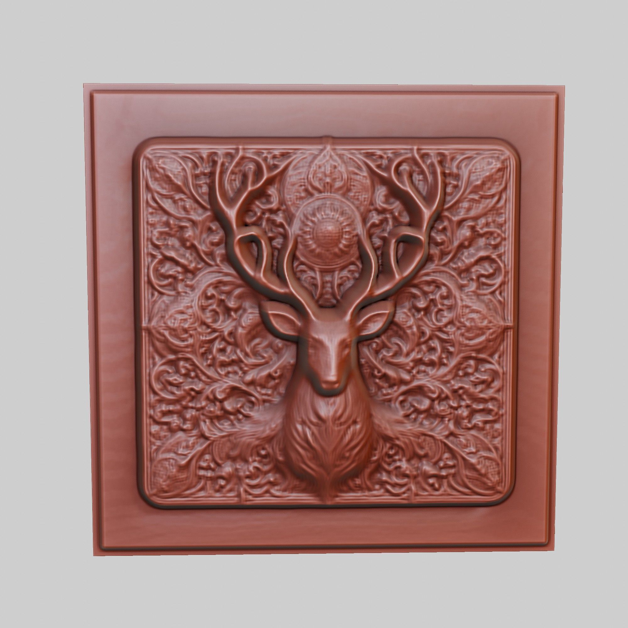 Fallow Deer Animal 3D print model_2