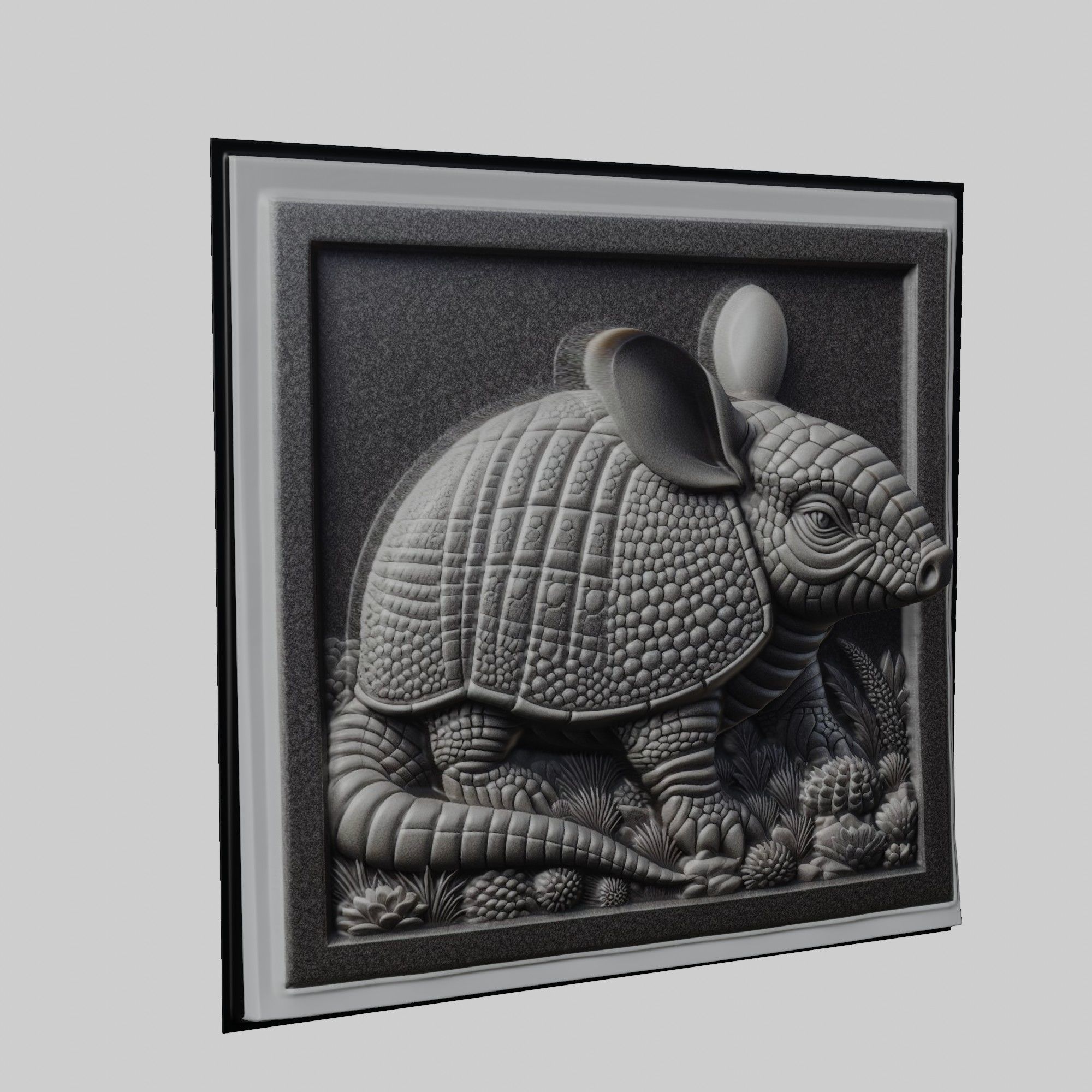 Armadillo Animal 3D print model_1