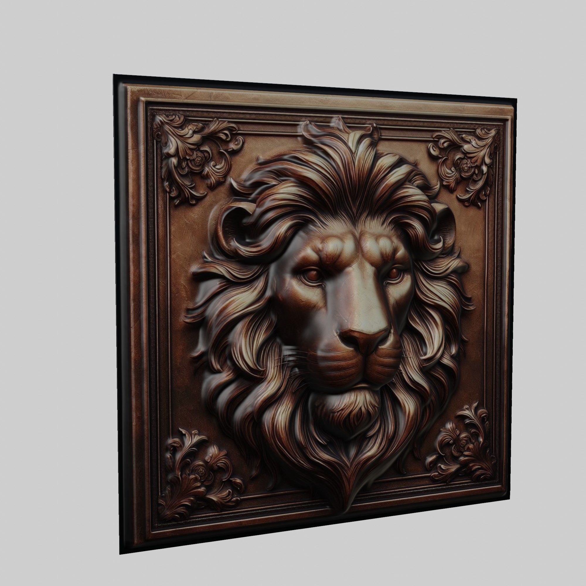 Lion Animal 3D print model_1