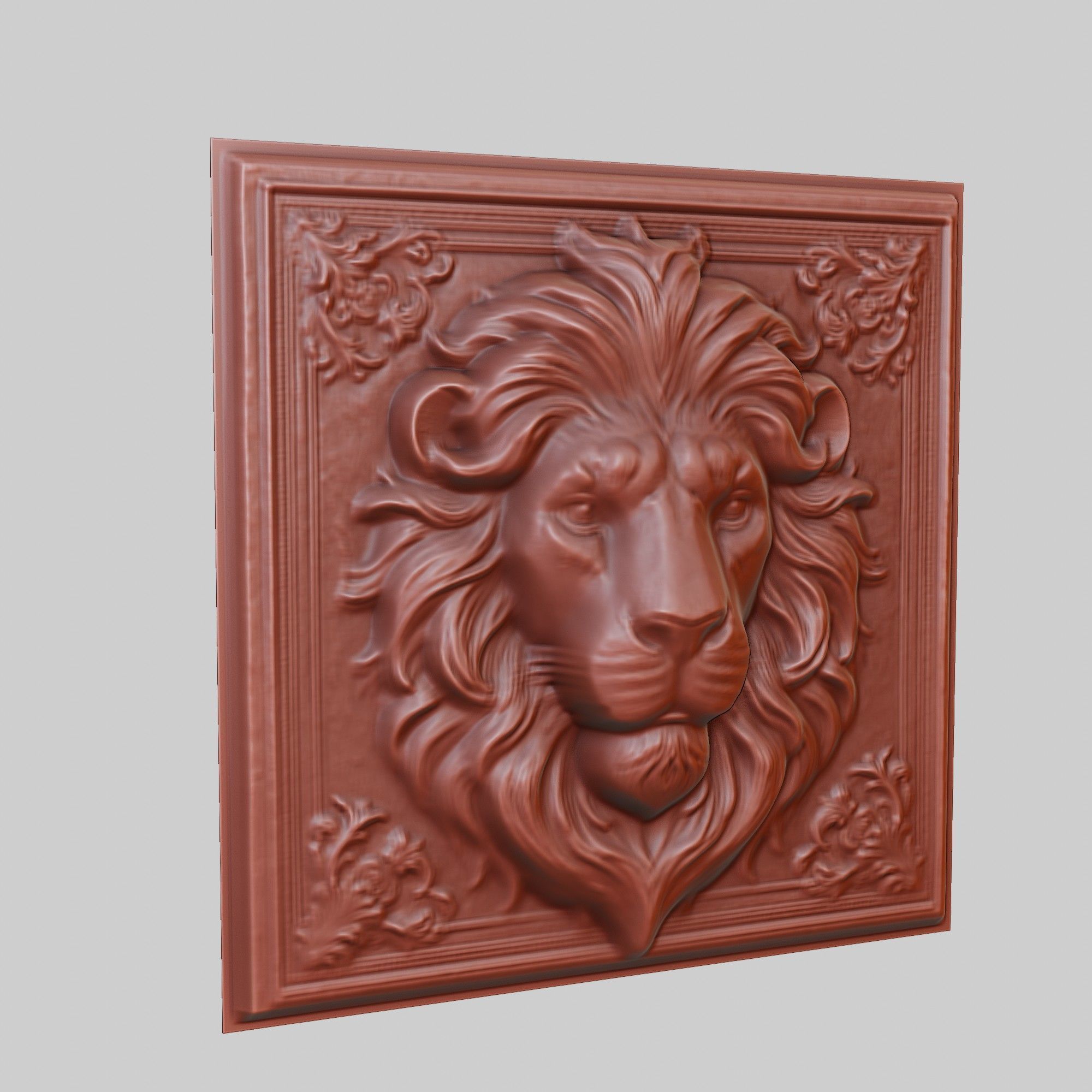 Lion Animal 3D print model_3