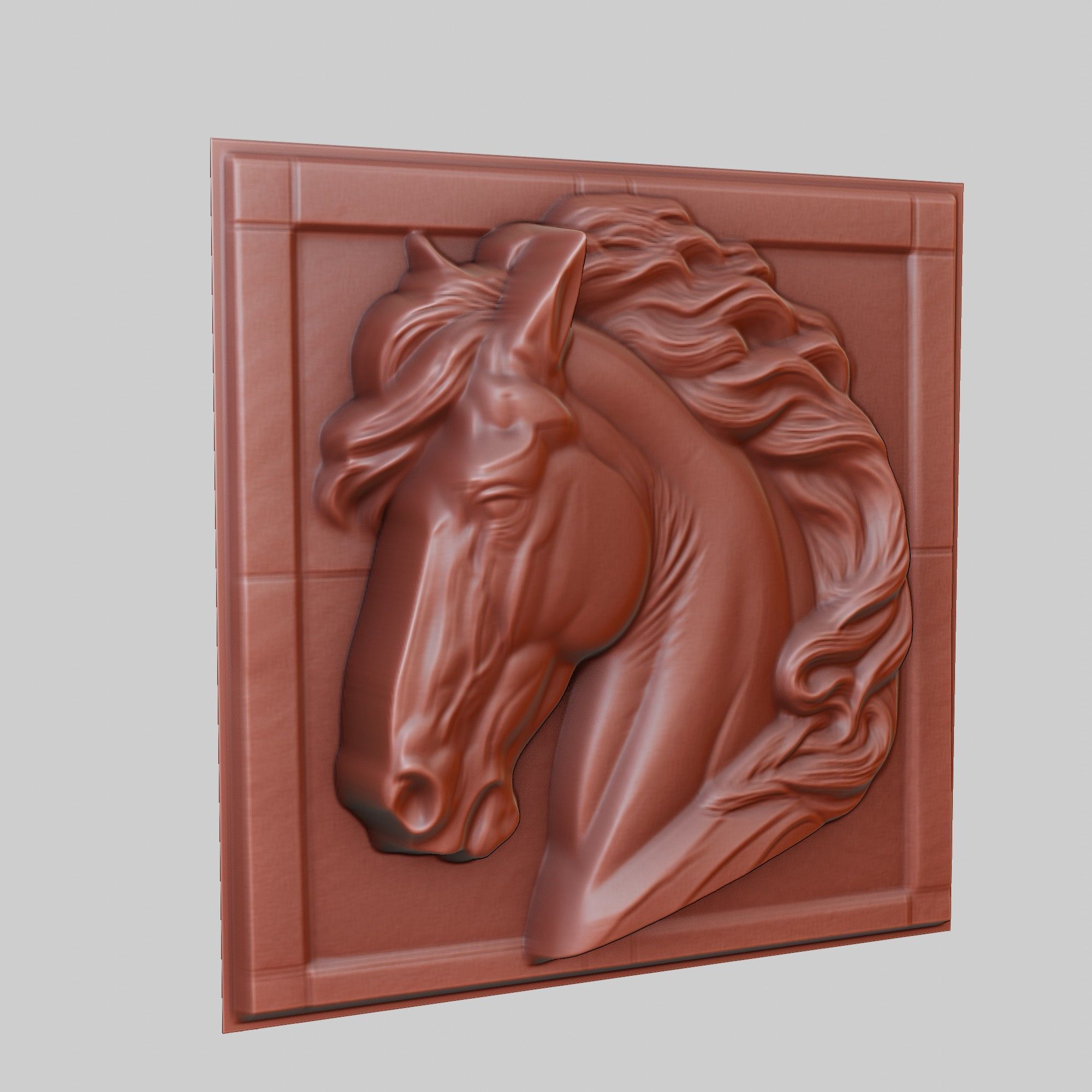 Horse Animal 3D print model_3