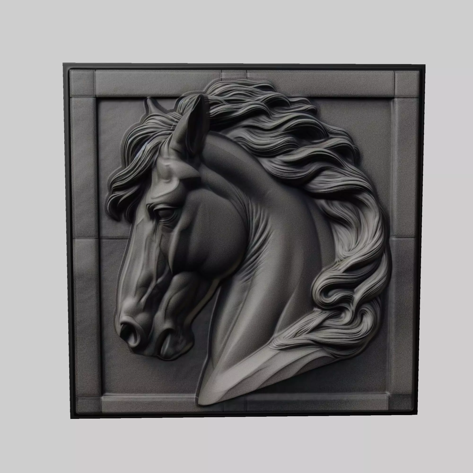 Horse Animal 3D print model_0