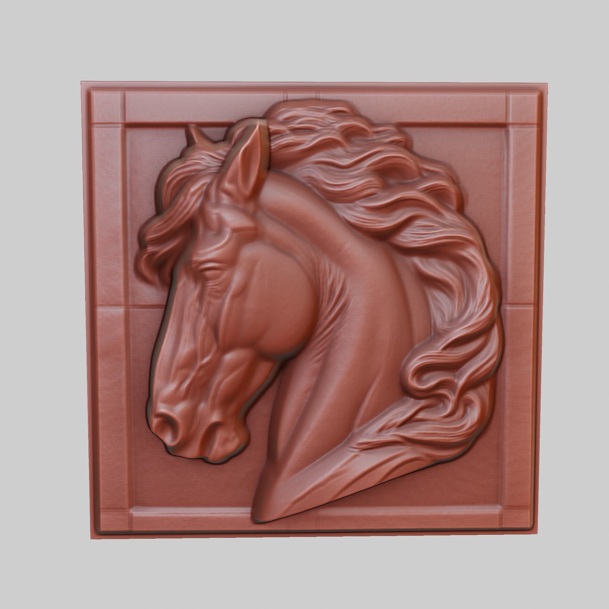 Horse Animal 3D print model_2