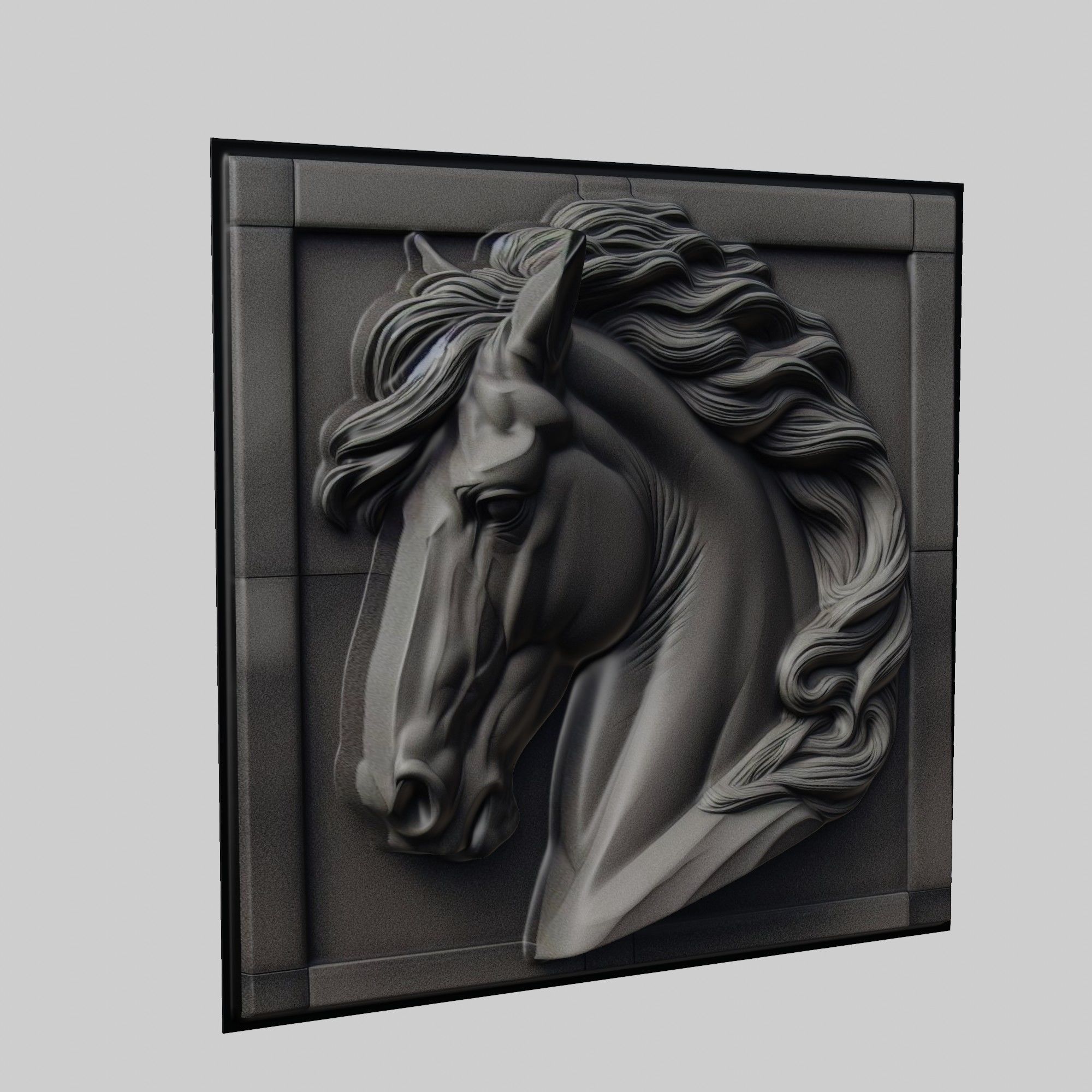 Horse Animal 3D print model_1