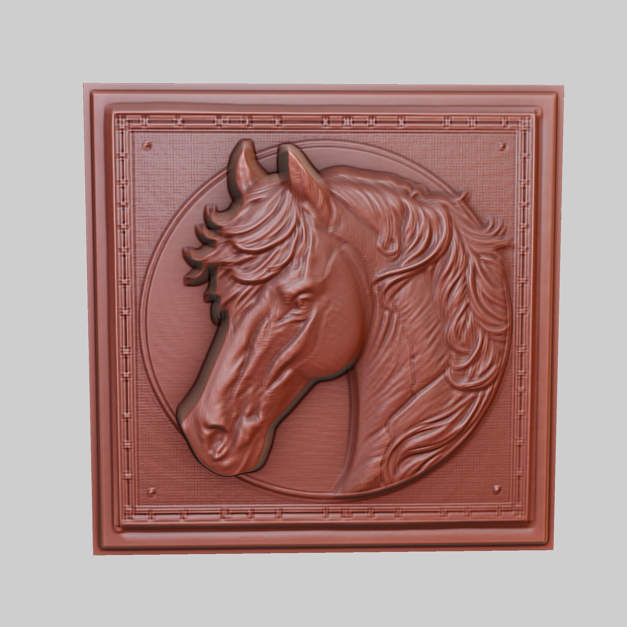 Horse Animal 3D print model_2
