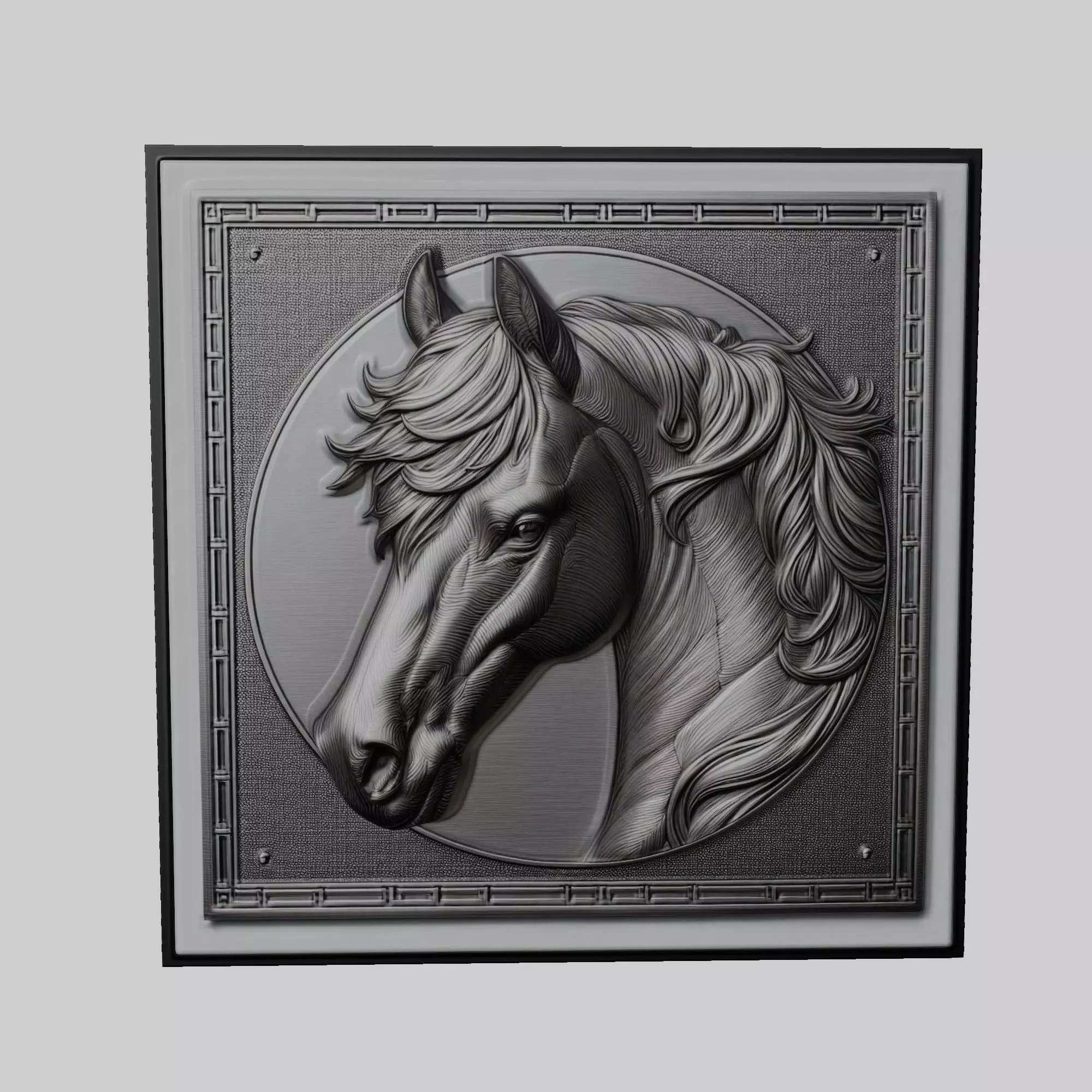 Horse Animal 3D print model_0
