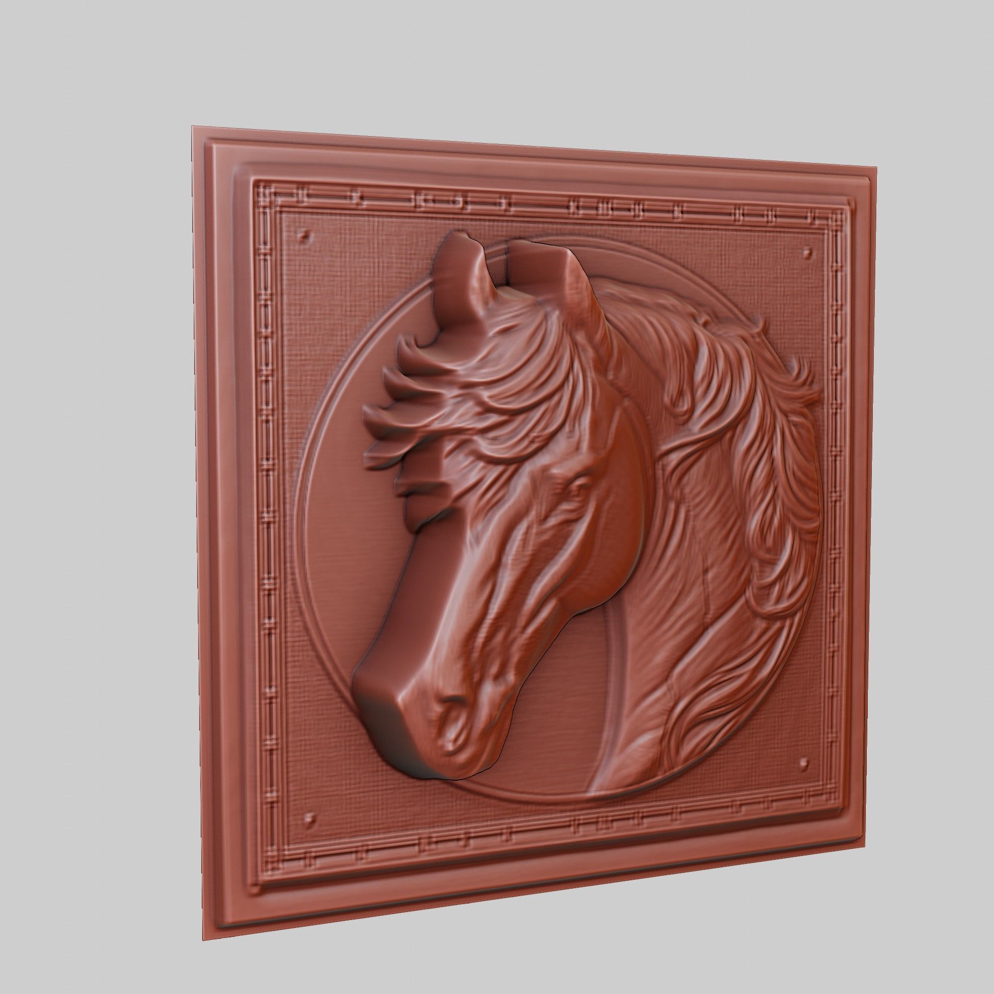 Horse Animal 3D print model_3