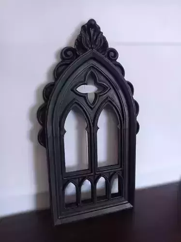 Decorative gothic frame for mirror