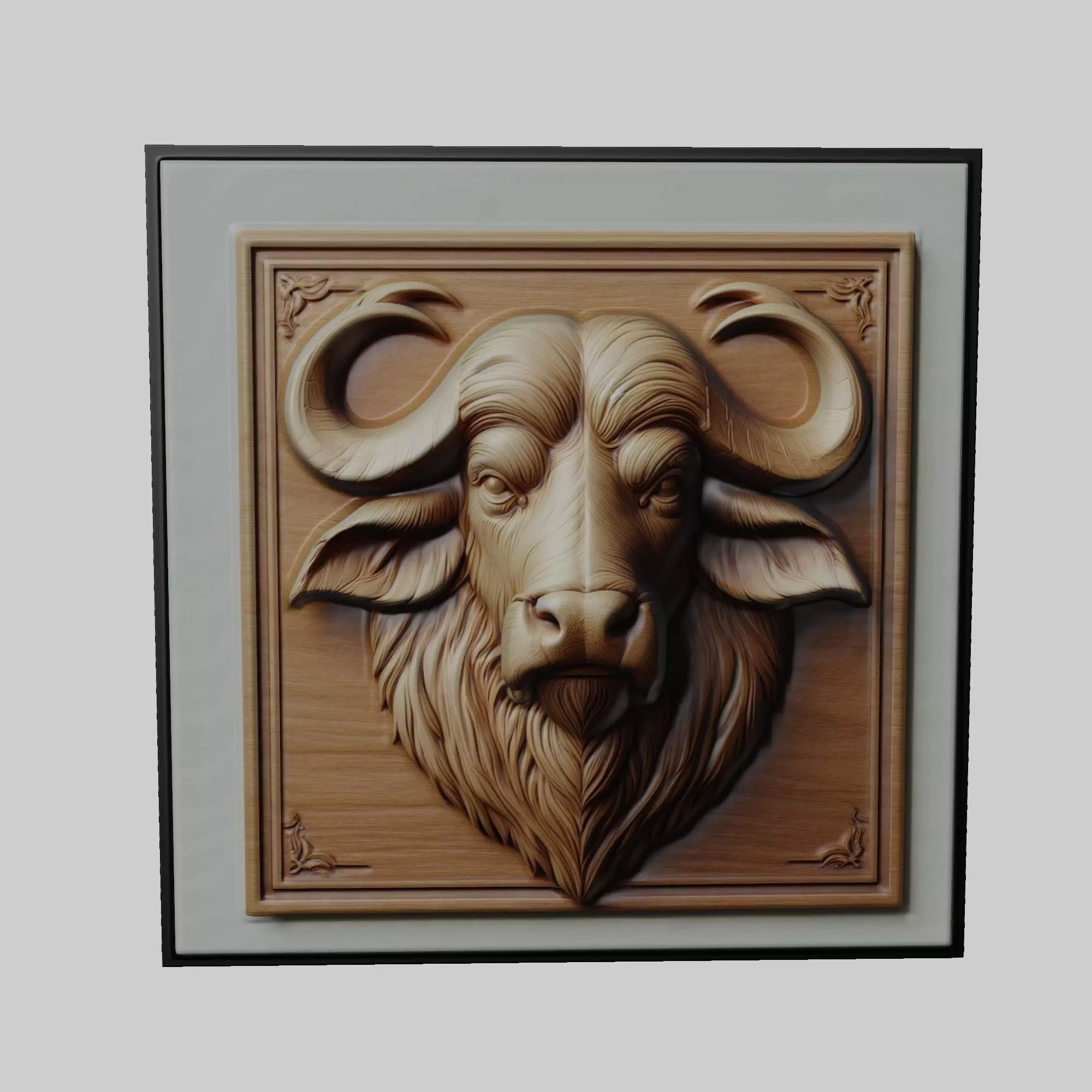 Buffalo Animal 3D print model_0