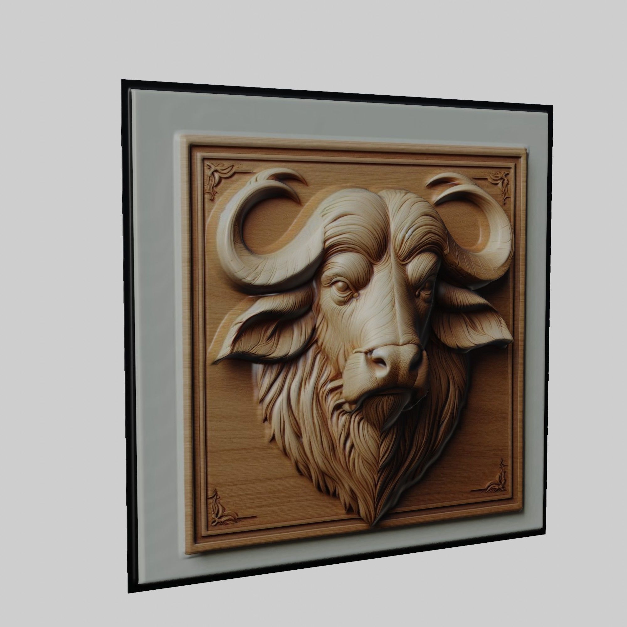 Buffalo Animal 3D print model_1