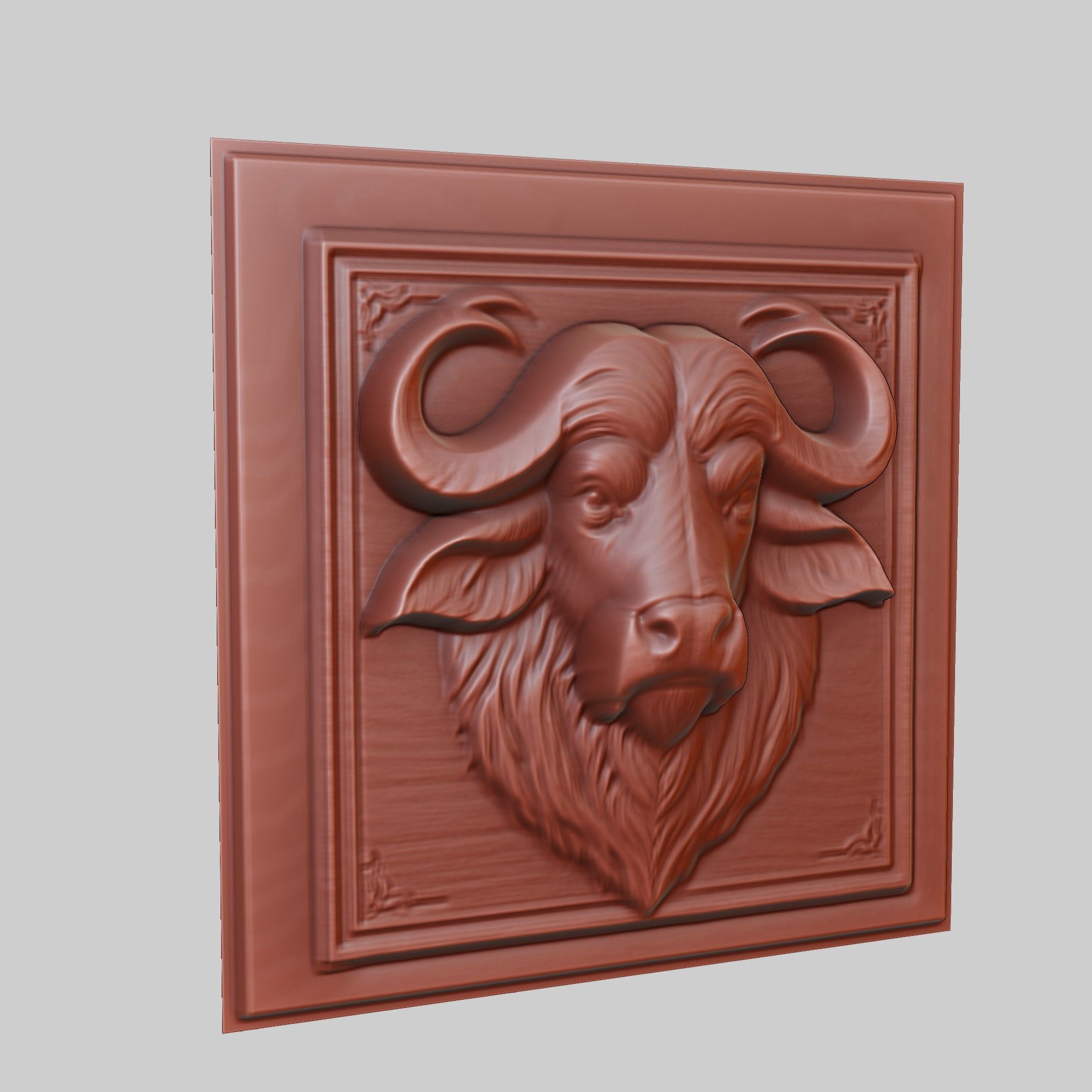 Buffalo Animal 3D print model_3