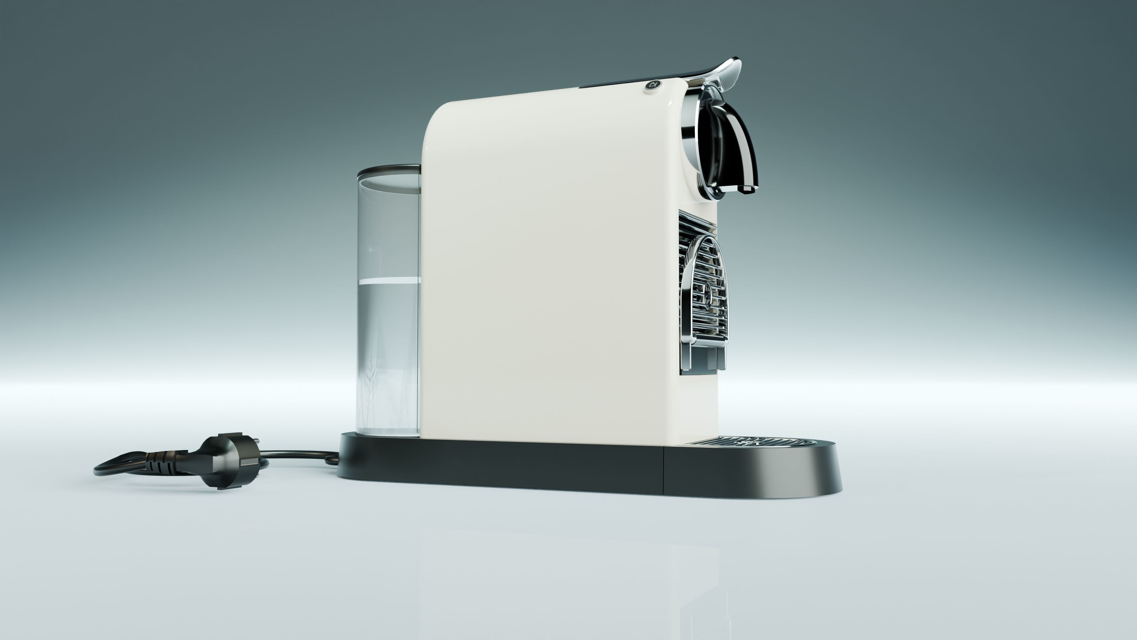 Nespresso CitiZ Coffee Machine with Aeroccino 3D model_10