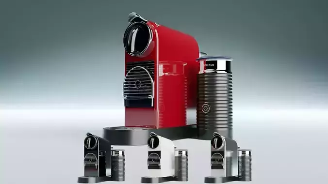 Nespresso CitiZ Coffee Machine with Aeroccino