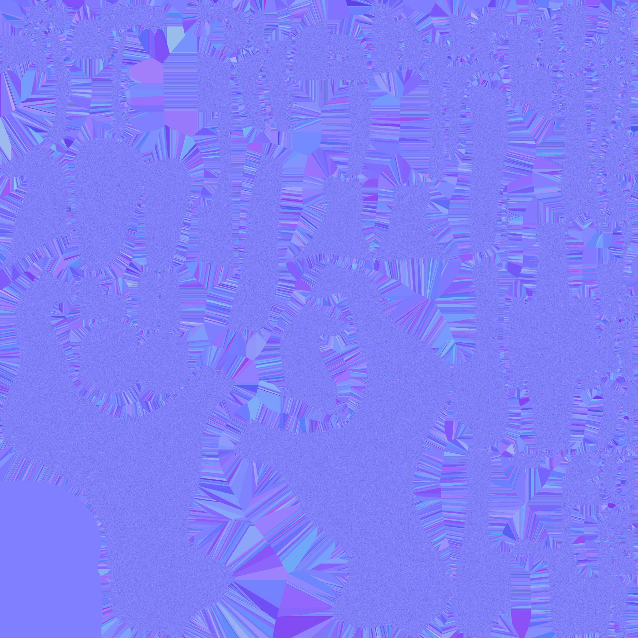 Dog blender and texture Low-poly 3D model_6