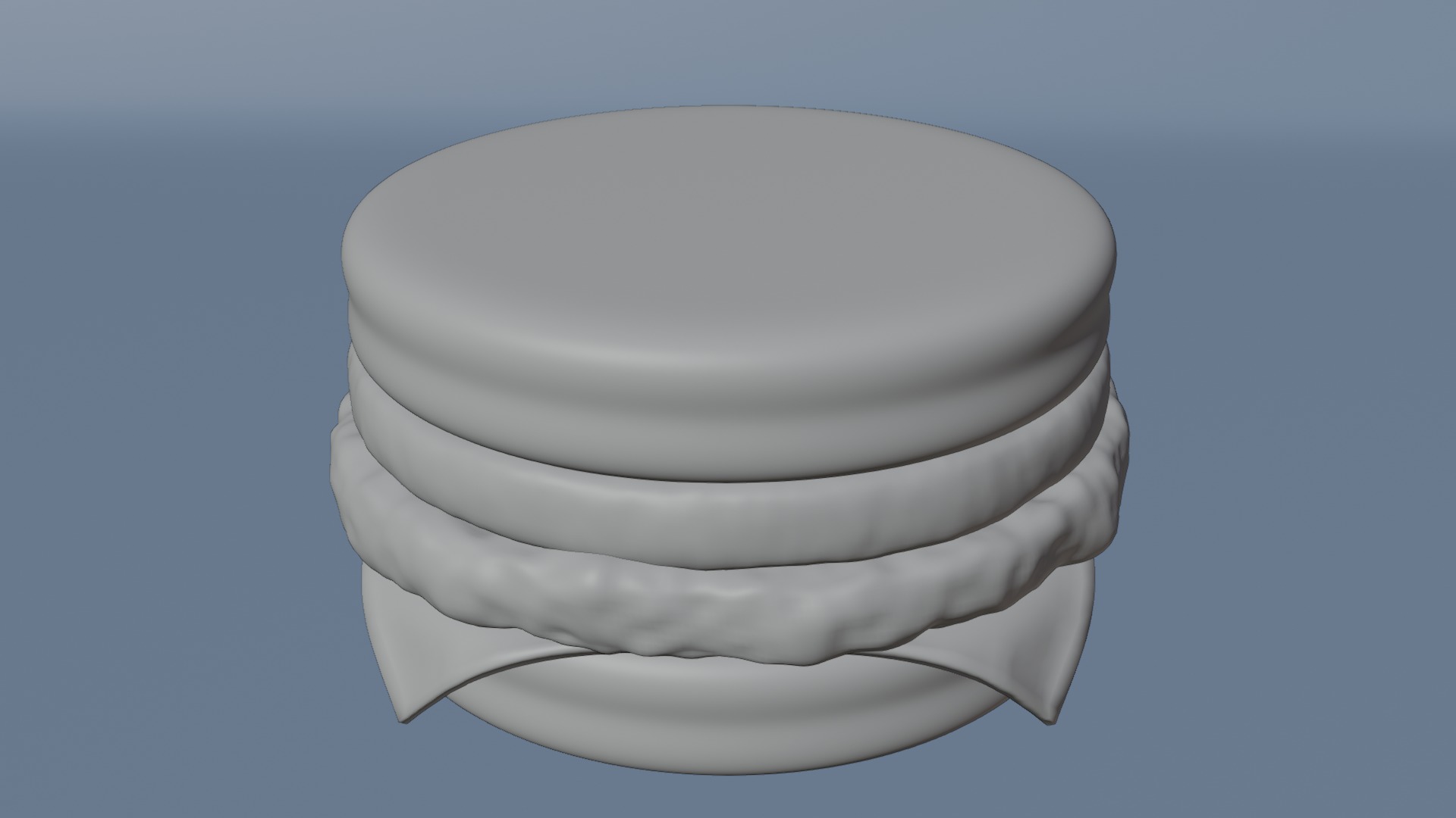 Breakfast Sandwich  Free 3D model_1