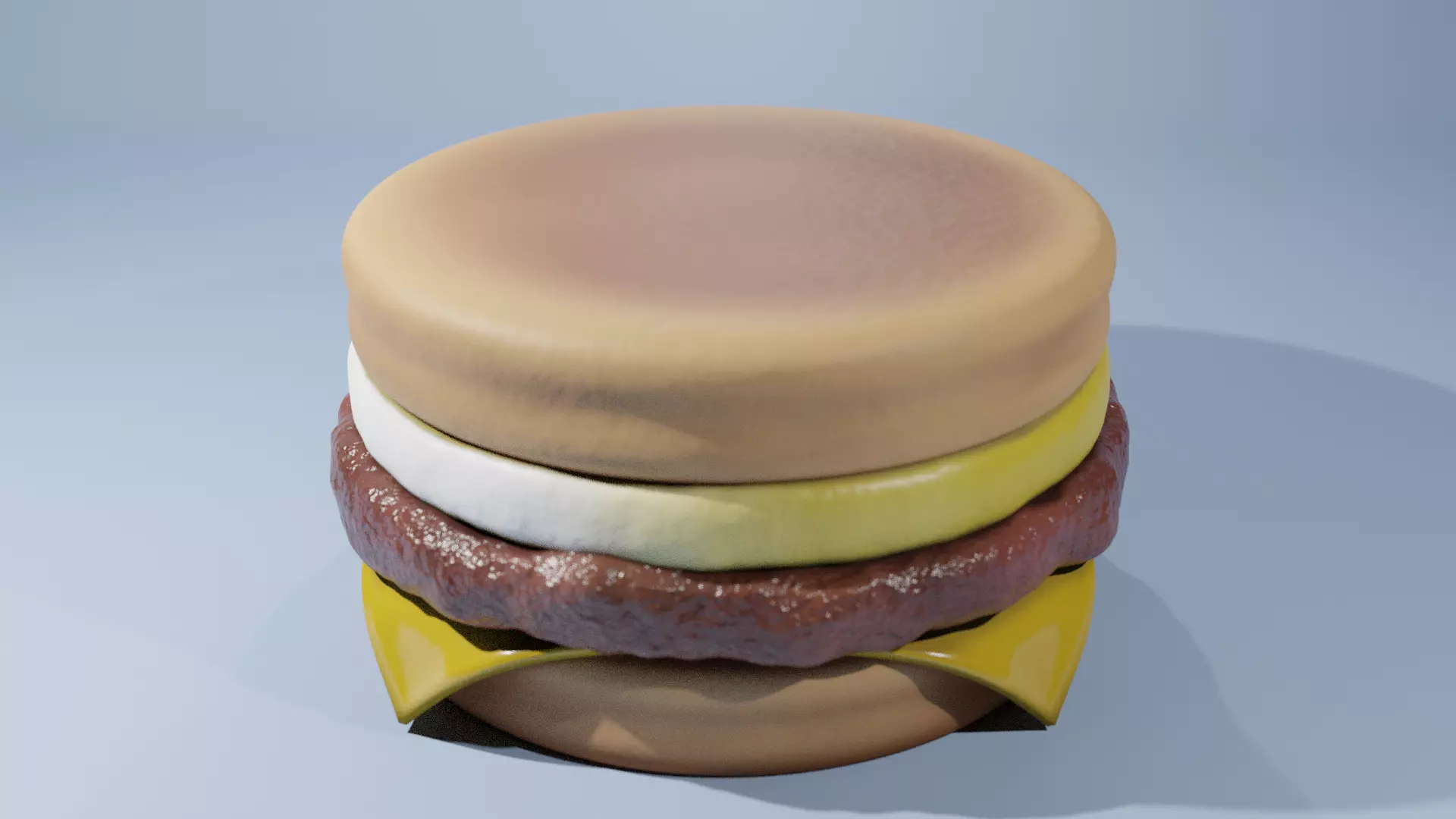 Breakfast Sandwich  Free 3D model_0