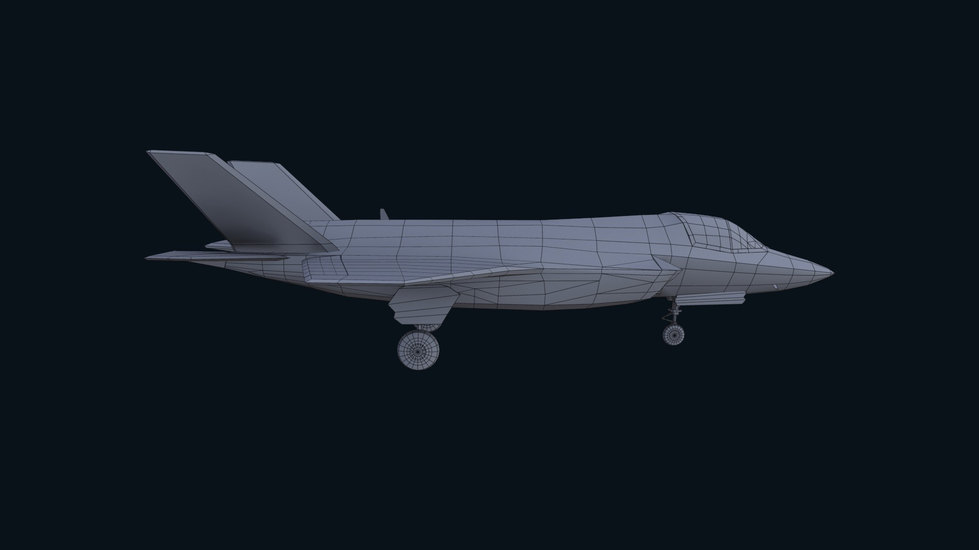 Asset - Army - F 35 Lightning II 3D MODEL Low-poly 3D model_33