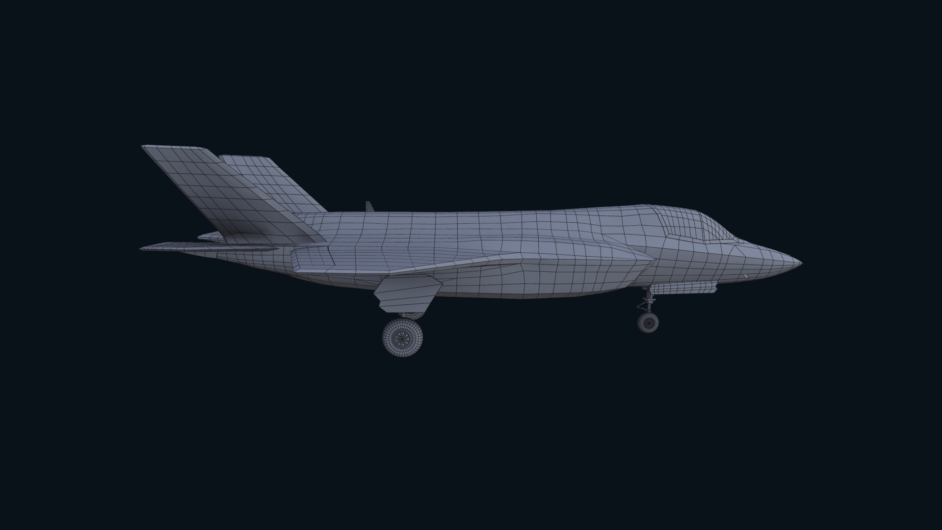 Asset - Army - F 35 Lightning II 3D MODEL Low-poly 3D model_13