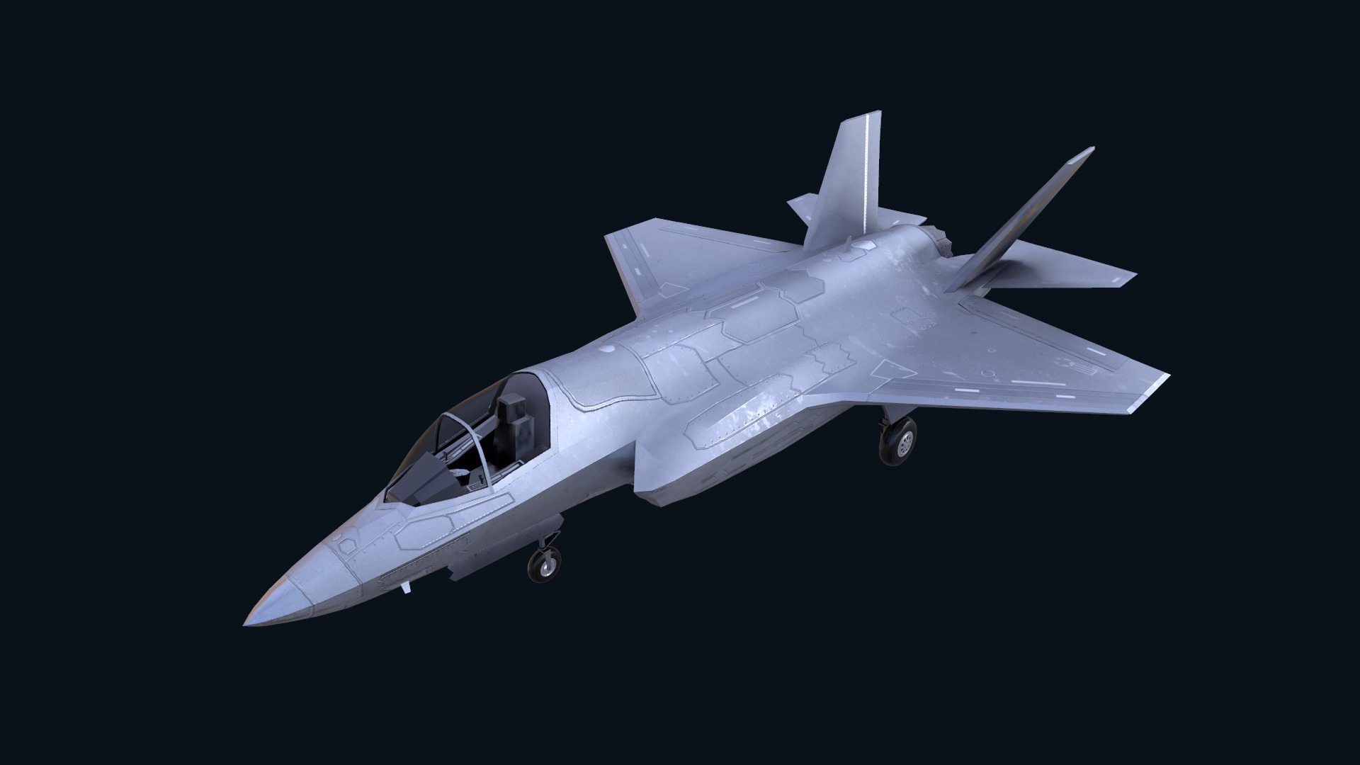 Asset - Army - F 35 Lightning II 3D MODEL Low-poly 3D model_6