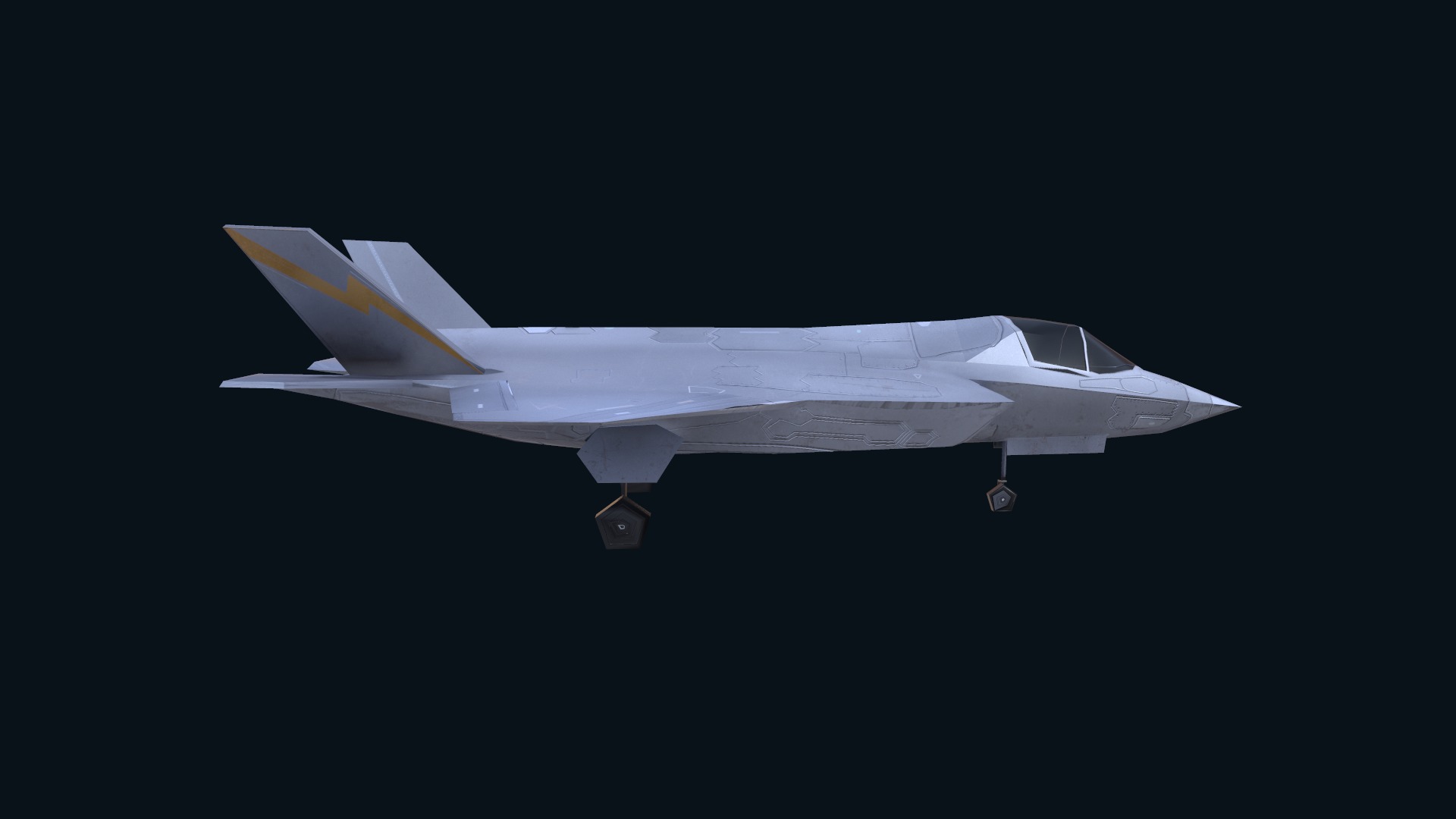 Asset - Army - F 35 Lightning II 3D MODEL Low-poly 3D model_48