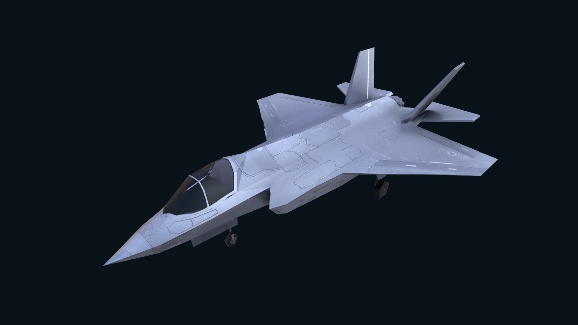 Asset - Army - F 35 Lightning II 3D MODEL Low-poly 3D model_46