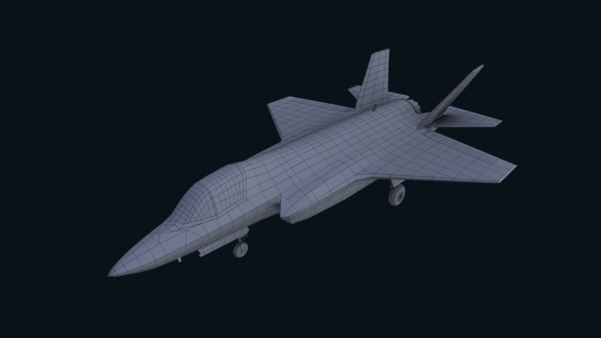 Asset - Army - F 35 Lightning II 3D MODEL Low-poly 3D model_21