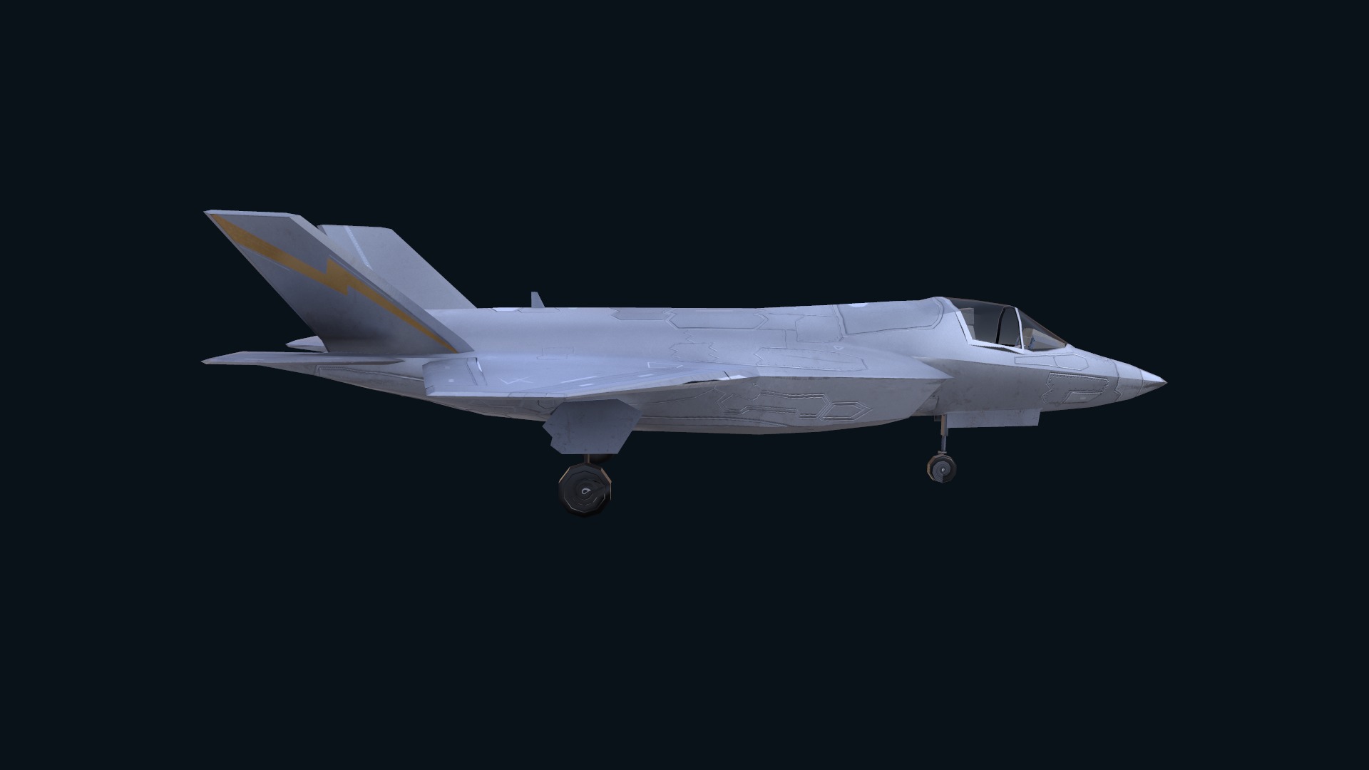 Asset - Army - F 35 Lightning II 3D MODEL Low-poly 3D model_38