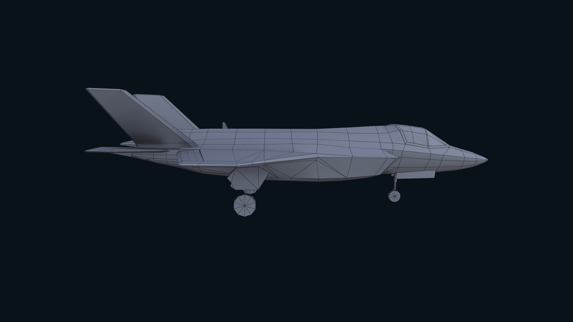Asset - Army - F 35 Lightning II 3D MODEL Low-poly 3D model_43