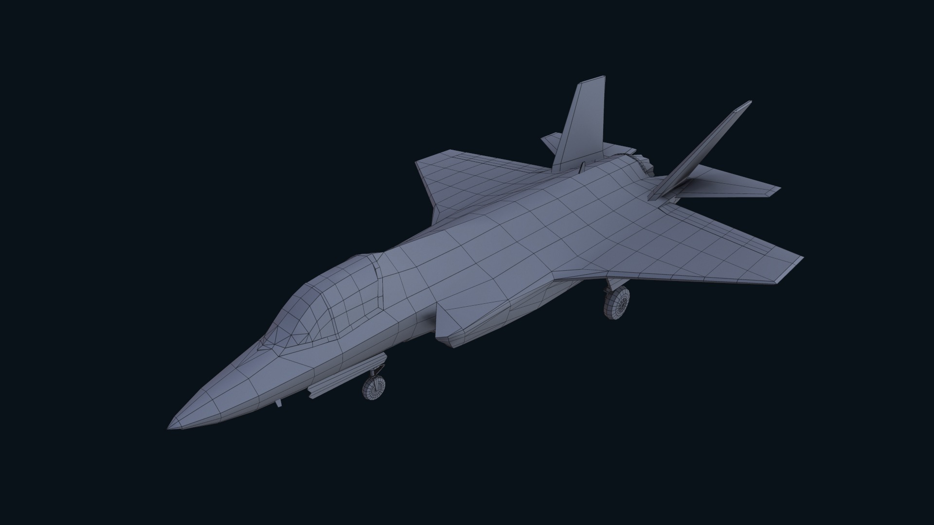 Asset - Army - F 35 Lightning II 3D MODEL Low-poly 3D model_31