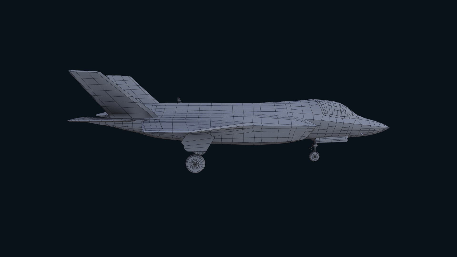 Asset - Army - F 35 Lightning II 3D MODEL Low-poly 3D model_23