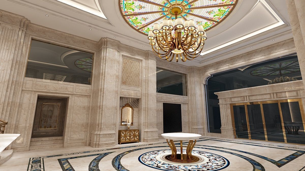The Hotel Lobby 10 3D model_8