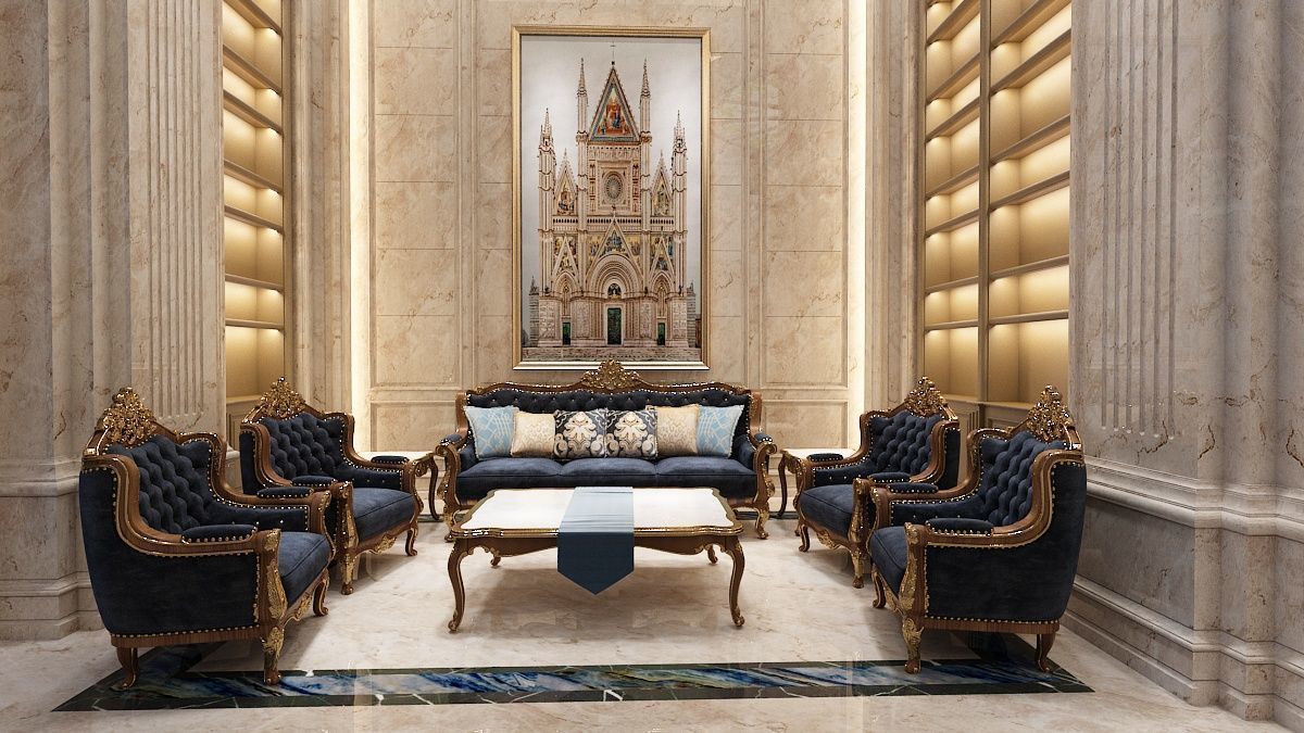 The Hotel Lobby 10 3D model_9