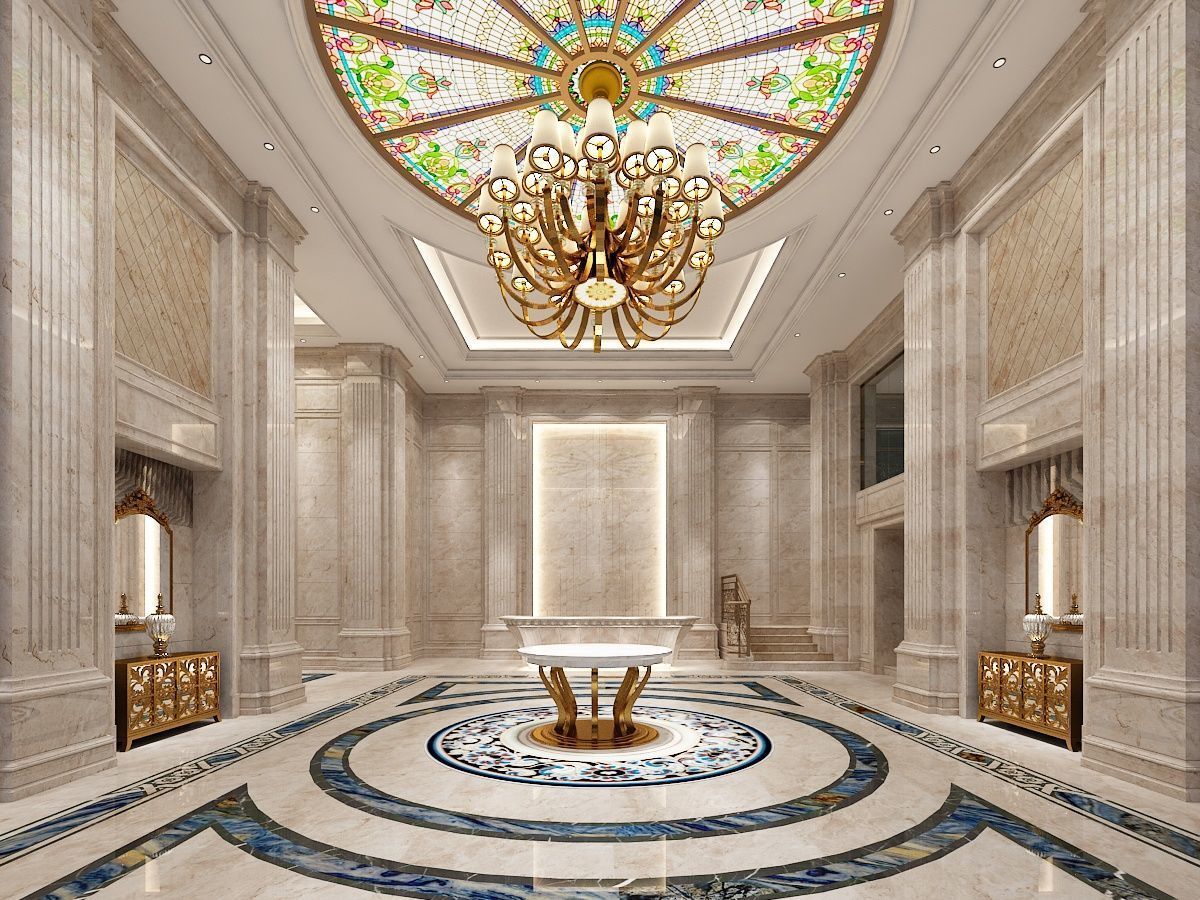 The Hotel Lobby 10 3D model_1