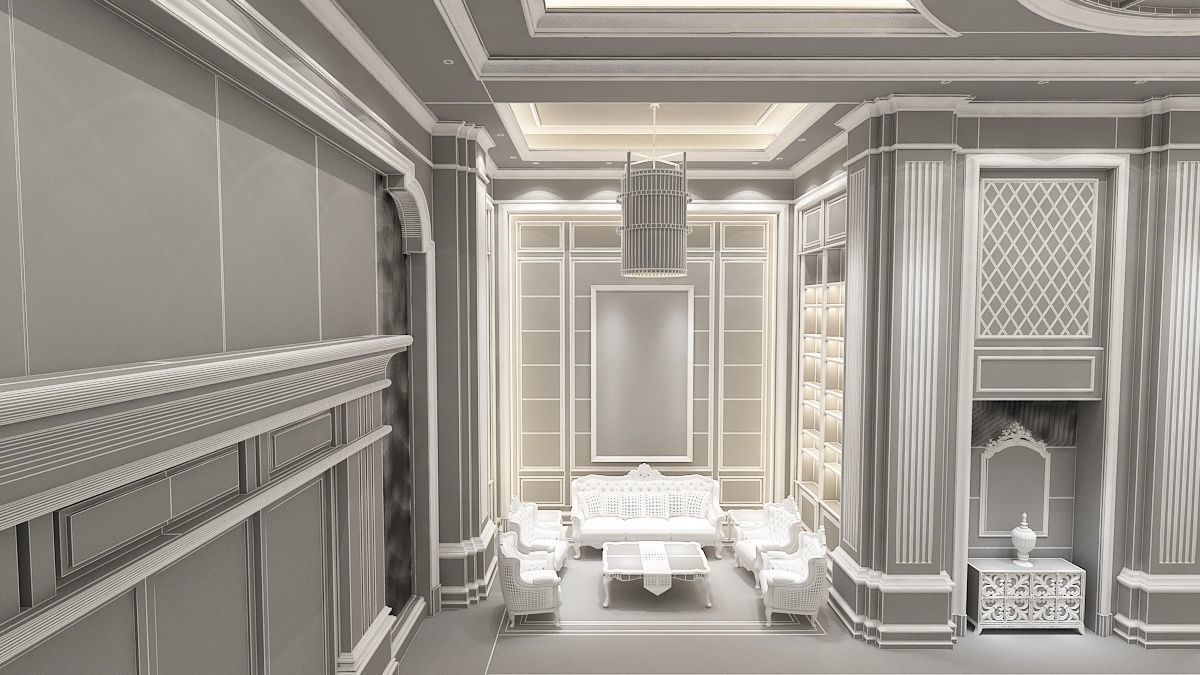 The Hotel Lobby 10 3D model_13