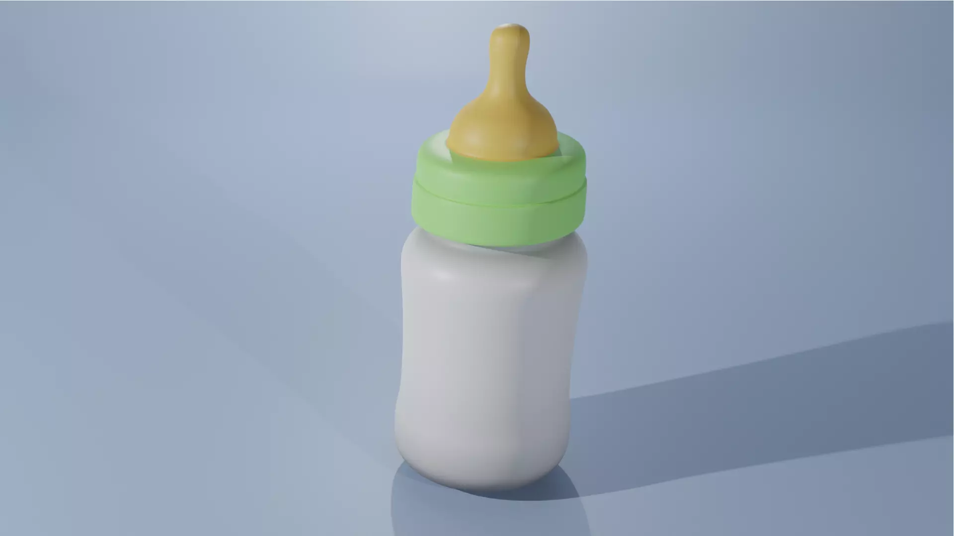 Baby Bottle Free 3D model_0