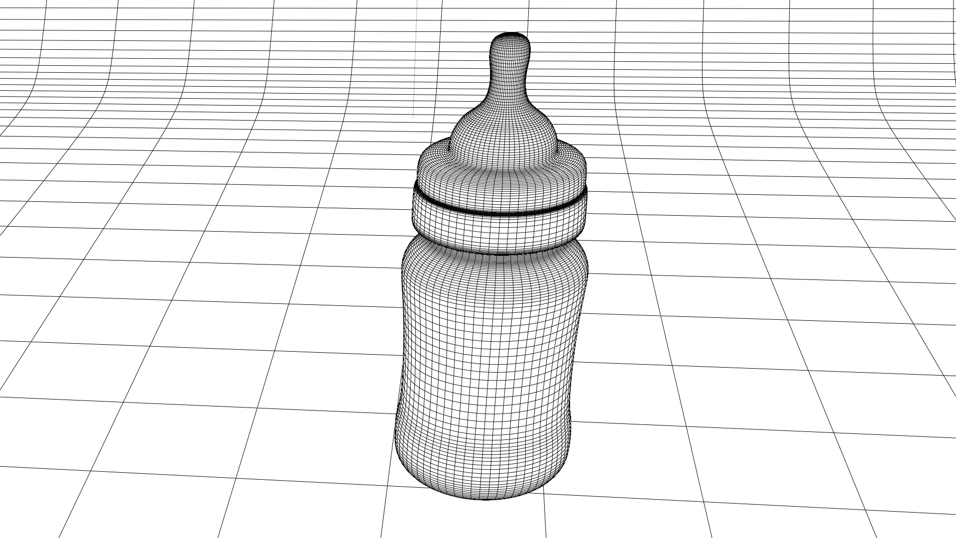 Baby Bottle Free 3D model_1