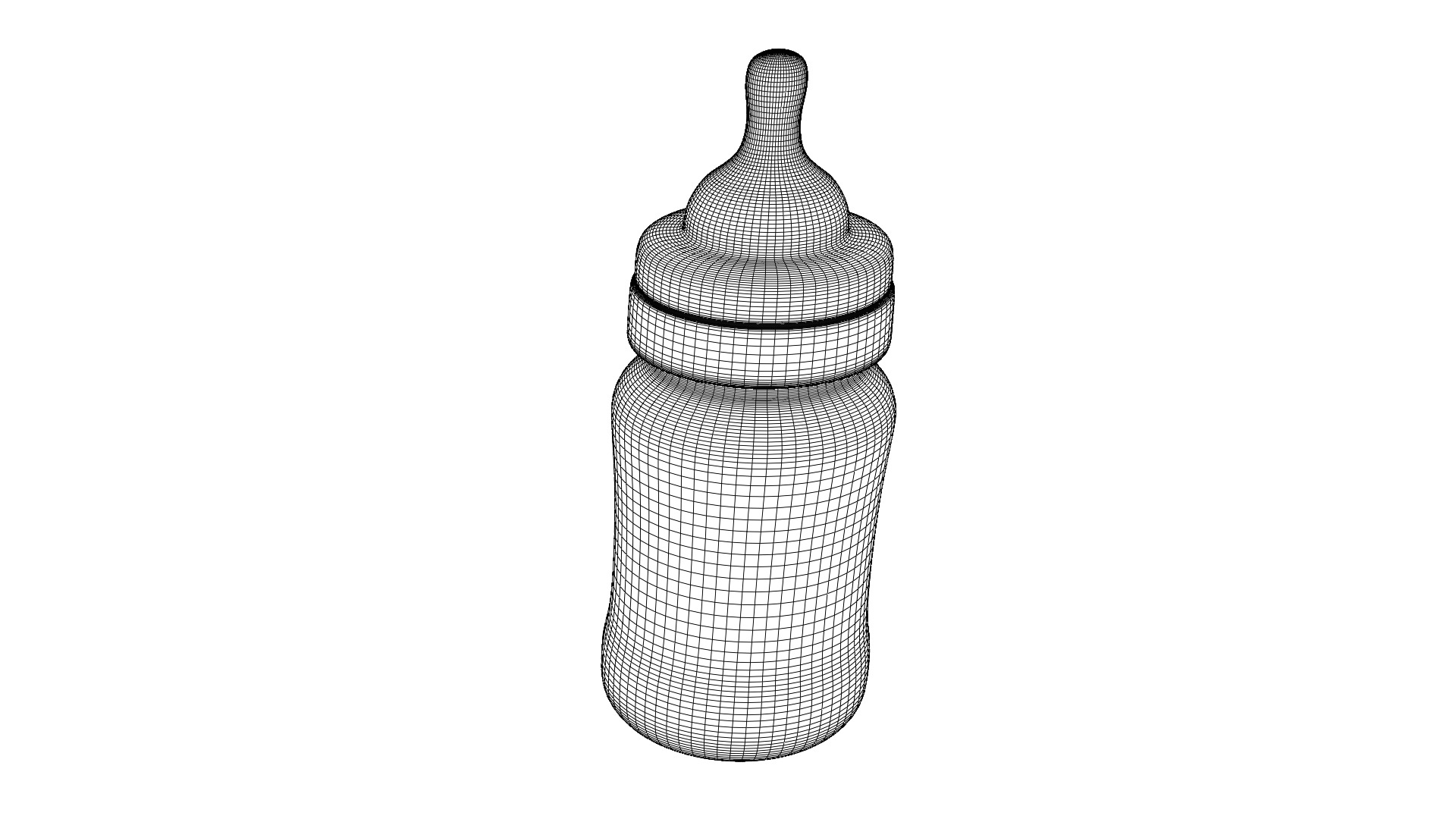 Baby Bottle Free 3D model_2
