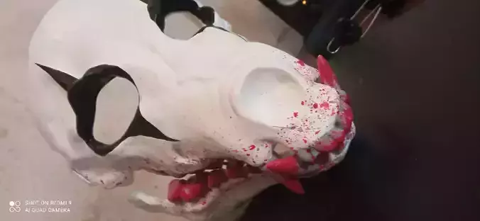 Fursuit Mask Wolf Skull