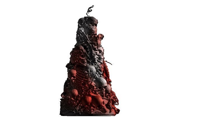 Skull candle Free 3D print model