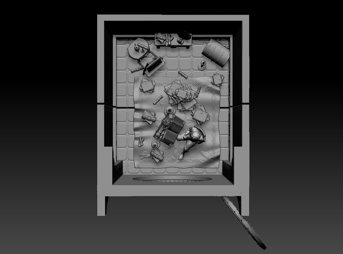 Book Nook Lamp Bag End Bilbo Baggins Lord of the Rings 3D print model_2