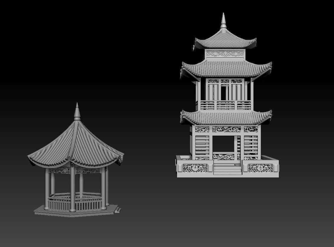 Chinese Rock Lamp 3D print model_9