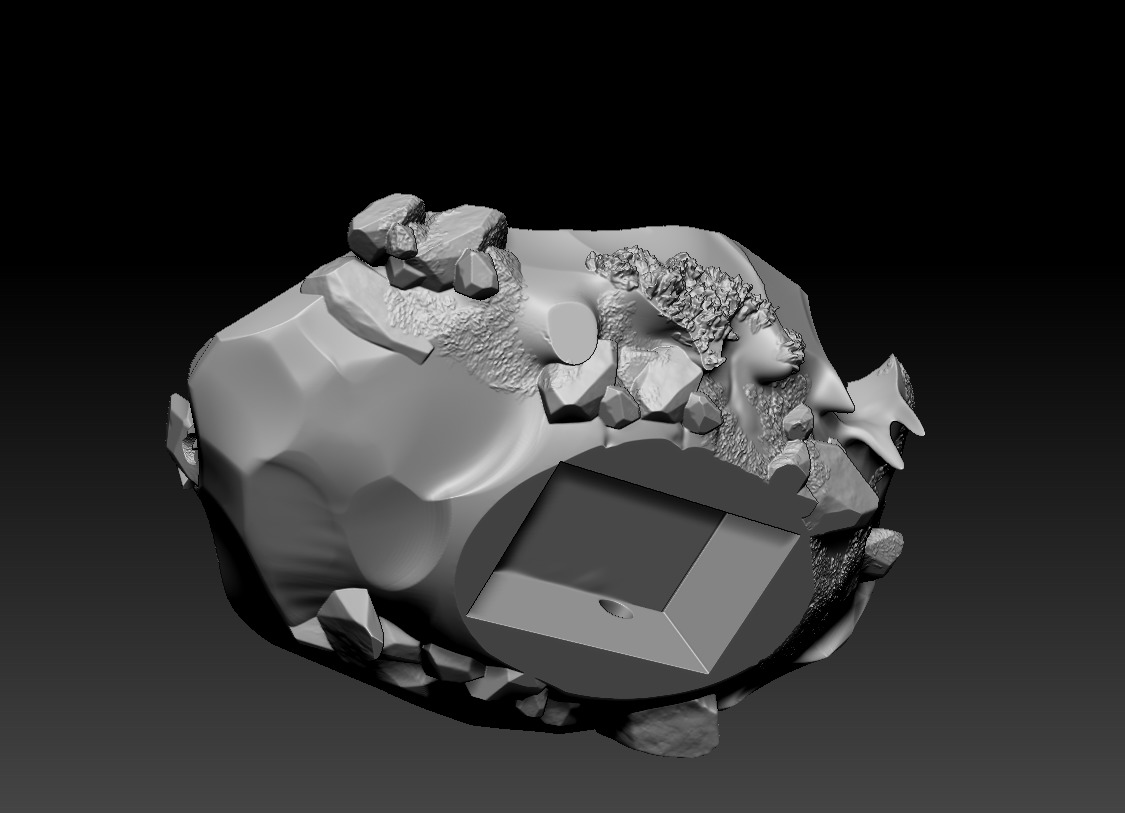 Chinese Rock Lamp 3D print model_6