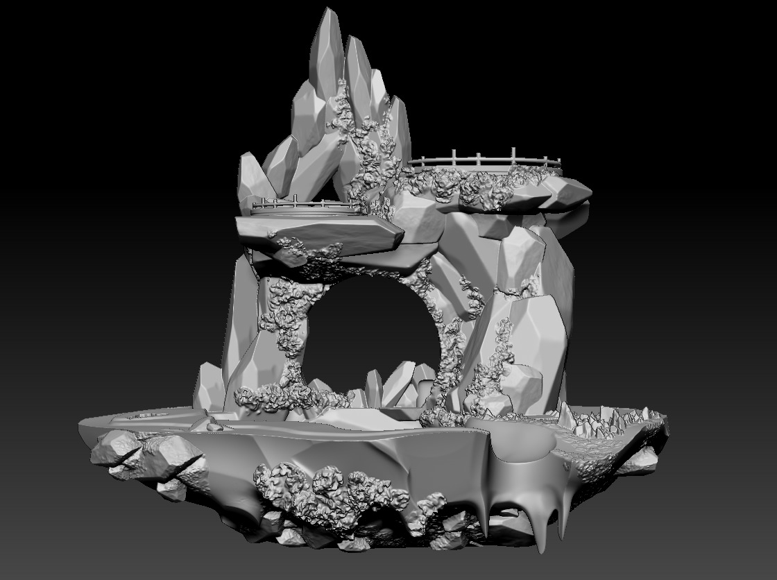 Chinese Rock Lamp 3D print model_5