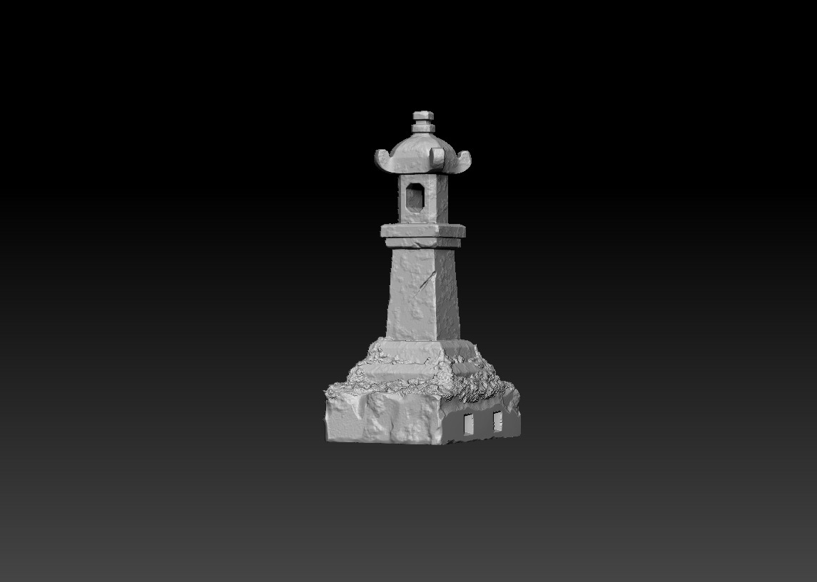 Chinese Rock Lamp 3D print model_11