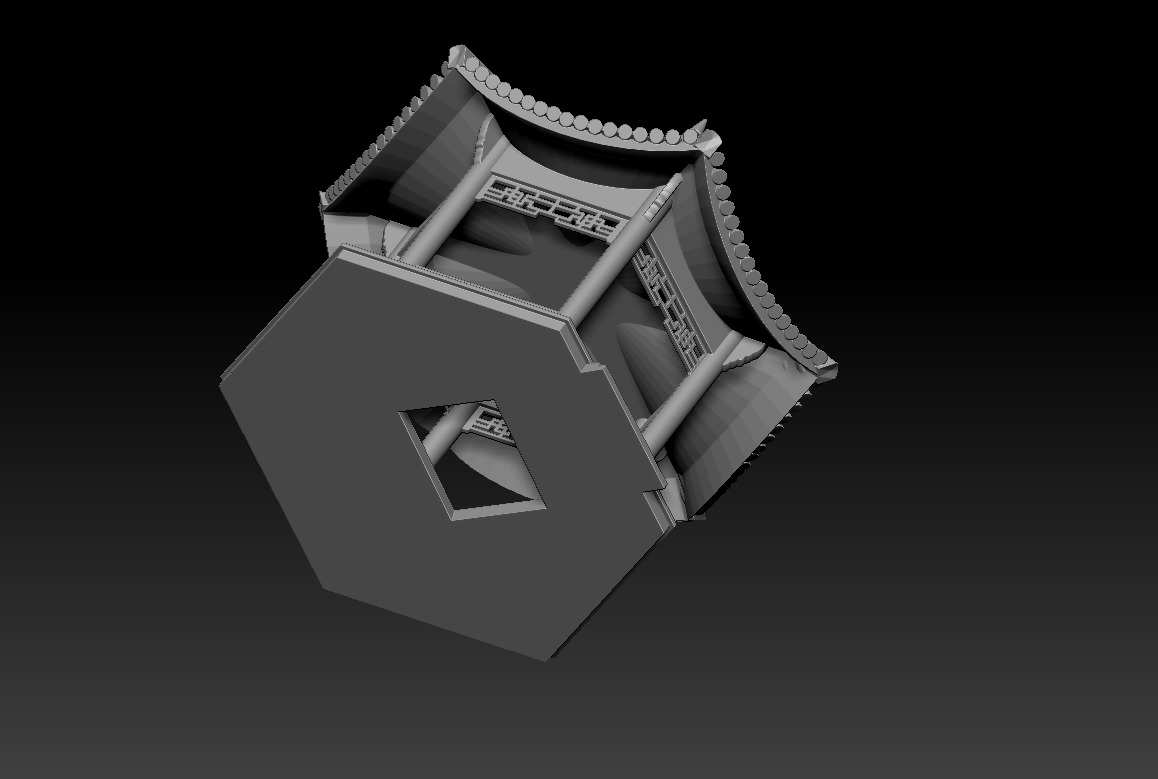 Chinese Rock Lamp 3D print model_12