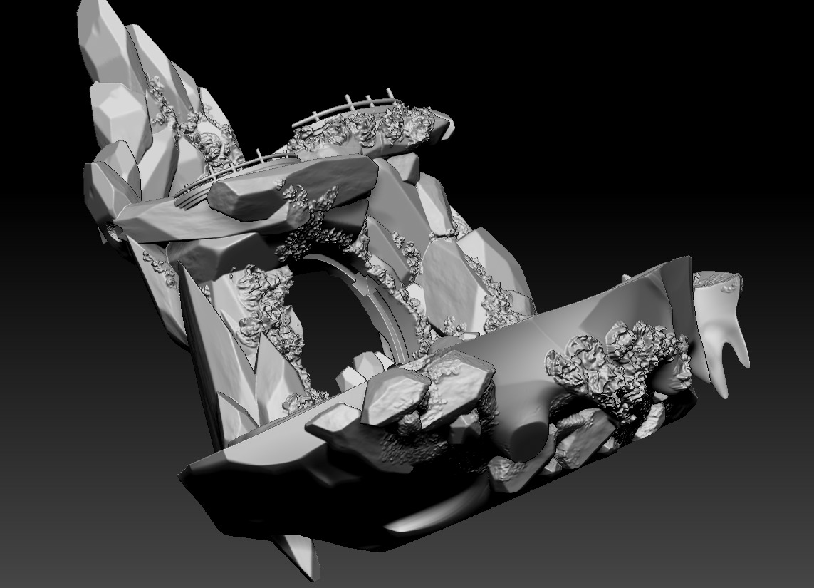 Chinese Rock Lamp 3D print model_7