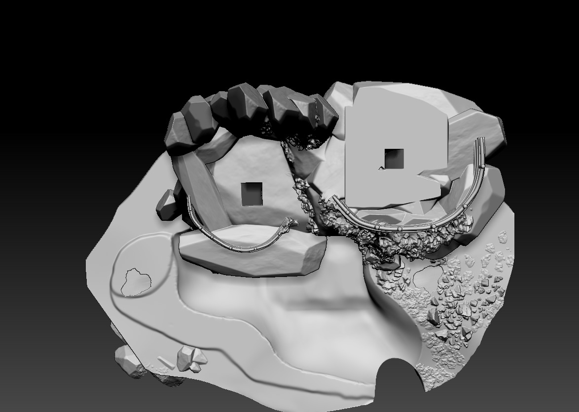 Chinese Rock Lamp 3D print model_8