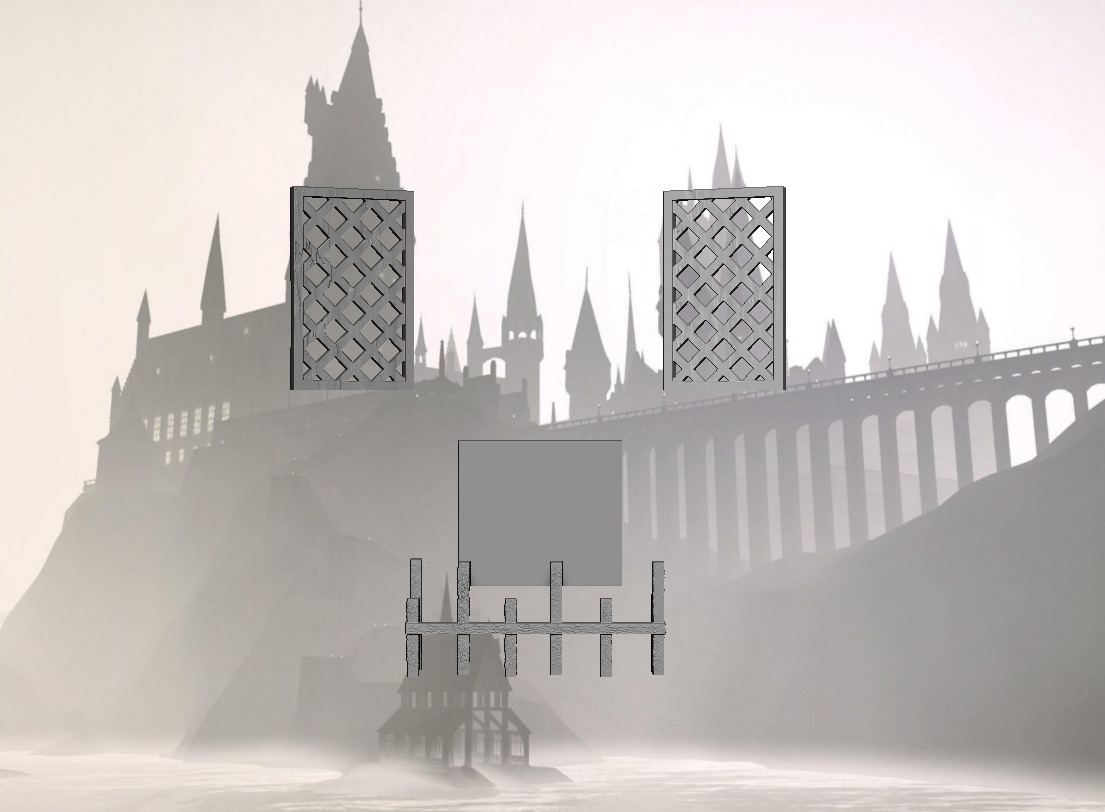 Lamp Harry Potter escapes from home in Ron Weasleys car 3D print model_4