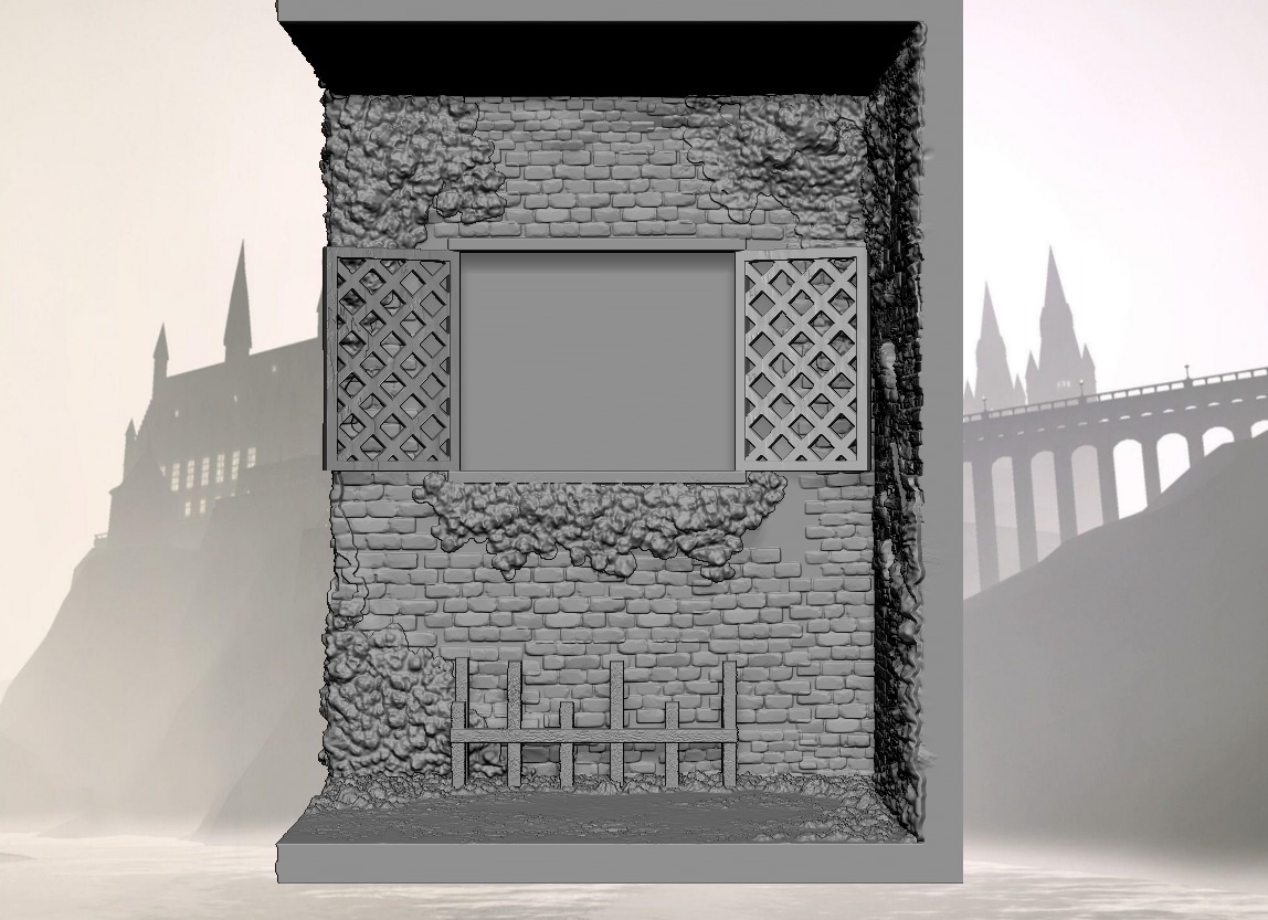 Lamp Harry Potter escapes from home in Ron Weasleys car 3D print model_5